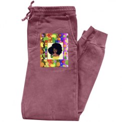 Pigment-Dyed Fleece Pants
