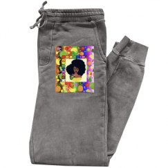 Pigment-Dyed Fleece Pants