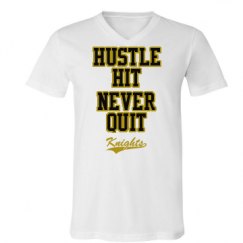 Unisex V-Neck Jersey Tee