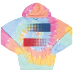 Unisex Tie-Dye Fleece Hoodie
