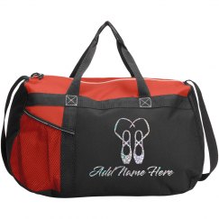 Custom Name Sparkle Ballet Dancer