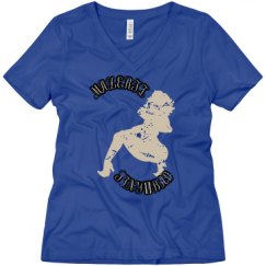 Ladies Relaxed Fit V-Neck Tee