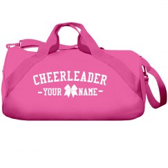 Cute Custom Cheerleader Name Cheer Bow Bag