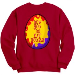 Unisex Film and Foil Crewneck Sweatshirt