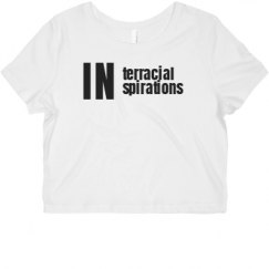 Ladies Slim Fit Crop Top Tee