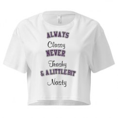 Ladies Festival Cali Crop Top Tee