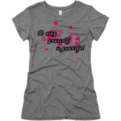 Ladies Slim Fit Super Soft Triblend Tee