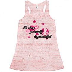 Ladies Flowy Racerback Tank