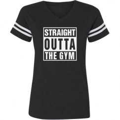 Ladies Relaxed Fit Vintage Sports Tee