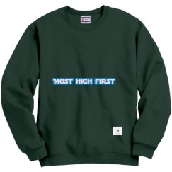 Unisex Film and Foil Crewneck Sweatshirt