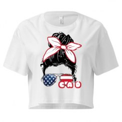 Ladies Festival Cali Crop Top Tee