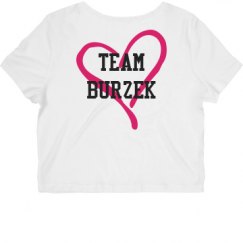 Ladies Slim Fit Crop Top Tee