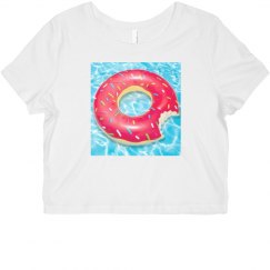 Donut Floaty Crop Top