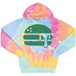 Unisex Tie-Dye Fleece Hoodie