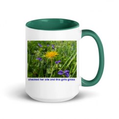 15oz Ceramic Mug with Color Inside