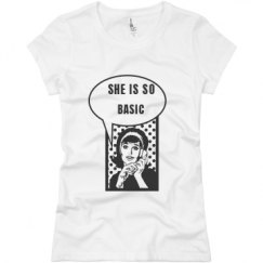 Ladies Slim Fit Basic Promo Jersey Tee