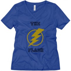 Ladies Relaxed Fit V-Neck Tee