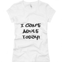 Ladies Slim Fit Basic Promo Jersey Tee