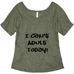 Ladies Flowy Slouchy Tee