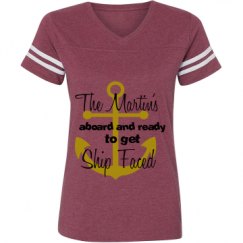 Ladies Relaxed Fit Vintage Sports Tee