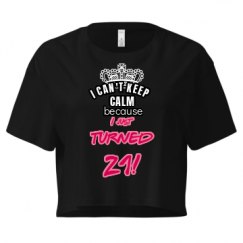 Ladies Festival Cali Crop Top Tee