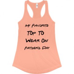 Ladies Slim Fit Racerback Tank Top