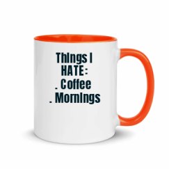 11oz Ceramic Mug with Color Inside