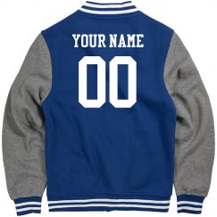 Custom Name Number Unisex Letterman Jacket