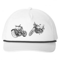 Snapback Five-Panel Rope Hat