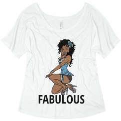 Sexy Lady Fabulous Wideneck Tee