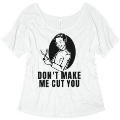 Man With Scissors Cut You Women's Tee