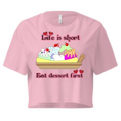 Ladies Festival Cali Crop Top Tee