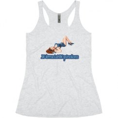 Ladies Slim Fit Super Soft Racerback Triblend Tank