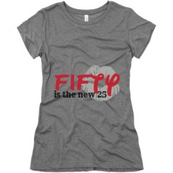 Ladies Slim Fit Super Soft Triblend Tee