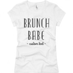 Ladies Slim Fit Basic Promo Jersey Tee