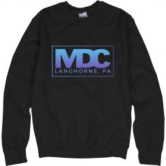 Adult MDC blue logo sweatshirt