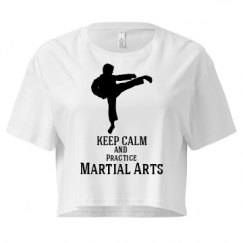 Ladies Festival Cali Crop Top Tee