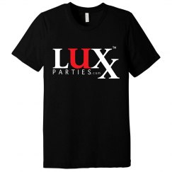 Men's Vintage Triblend T-Shirt-Red & White Logo