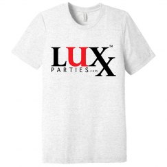 Men's Vintage Triblend T-Shirt-Red & Black Logo