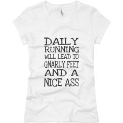 Ladies Slim Fit Basic Promo Jersey Tee