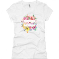Ladies Slim Fit Basic Promo Jersey Tee