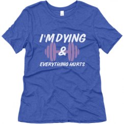 Ladies Relaxed Fit Super Soft Triblend Tee