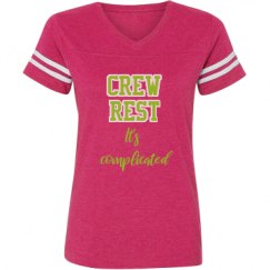 Ladies Relaxed Fit Vintage Sports Tee