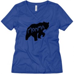 Ladies Relaxed Fit V-Neck Tee