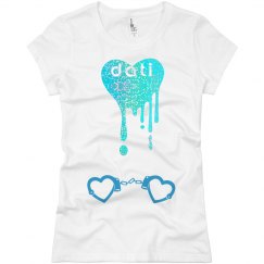 CW DATI BLUE GLITTER SLIMFIT