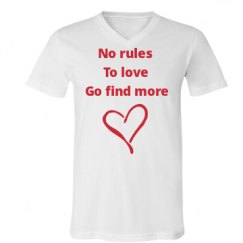 Unisex V-Neck Jersey Tee