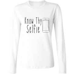 Ladies Relaxed Fit Basic Long Sleeve Tee