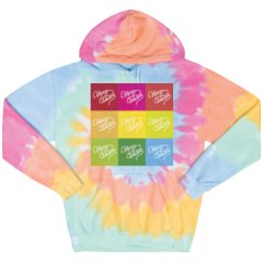 Unisex Tie-Dye Fleece Hoodie