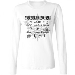 Ladies Relaxed Fit Basic Long Sleeve Tee