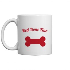 red bone fine coffee mug 